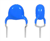 Керамический выводной конденсатор 2200 пФ-20%, +80% CK45-E3AD222ZYGNA