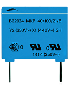 Конденсатор 0.47 мкФ±20% 300 В AC, Y2 B32024A3474M003