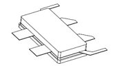 Транзистор на основе нитрида галлия (GaN) STBV38280BY4V