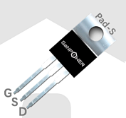 Транзистор полевой (GaN) GPI65015TO 15 А 700 В 92 мОм (TO-220)