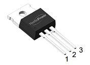 Транзистор полевой (SiC MOSFET) H1M065B200 18,5А 650В N-канал (TO-220-3L)