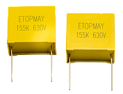 Конденсатор 1,5 мкФ±10% 250 В/630 В DC TMCF17-155K630VP27.5B (аналог B32654A6155K000)