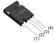 Транзистор полевой (SiC MOSFET) H1M120Q030 78 А 1200 В N-канал (TO-247-4L)
