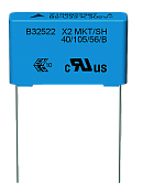 Конденсатор 0.1 мкФ±20% 630 В/200 В (DC/AC) B32522Q8104M000