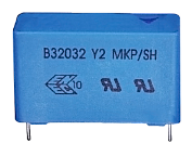Конденсатор 0.022 мкФ±10% 350 В AC, Y2 B32032A4223K000