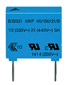 Конденсатор 4700 пФ ±10% 300 В AC, Y2 B32021A3472K000