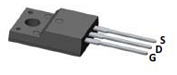 Транзистор полевой (SiC MOSFET) CRXF160M120G2Z 17А 1200В N-канал (TO-220F)