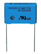 Конденсатор 0.82 мкФ±10% 305 В AC, Х2 B32933A3824K026