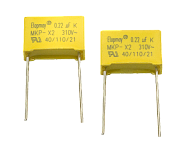 Конденсатор 0.22 мкФ±10% 305 В AC, Х2 TMCF18-224K310VP15B (аналог B32922C3224K000)