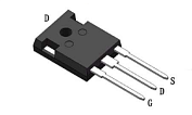 Транзистор полевой (SiC MOSFET) CRXQ40M120G2Z 66 А 1200 В N-канал (TO-247)