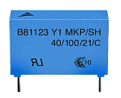Конденсатор 0,1 мкФ±20% 500 В AC, Y1 B81123C1103M189