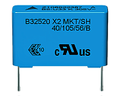 Конденсатор 0.22 мкФ±10% 250 В/160 В (DC/AC) B32520C3224K289
